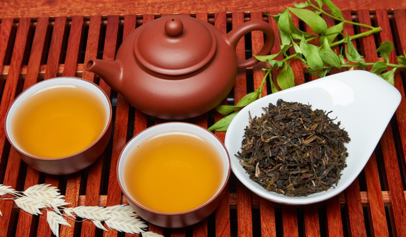 Заваренный чай дарджилинг