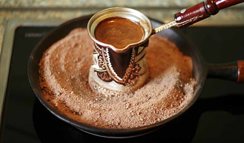 Кофе на раскаленном песке